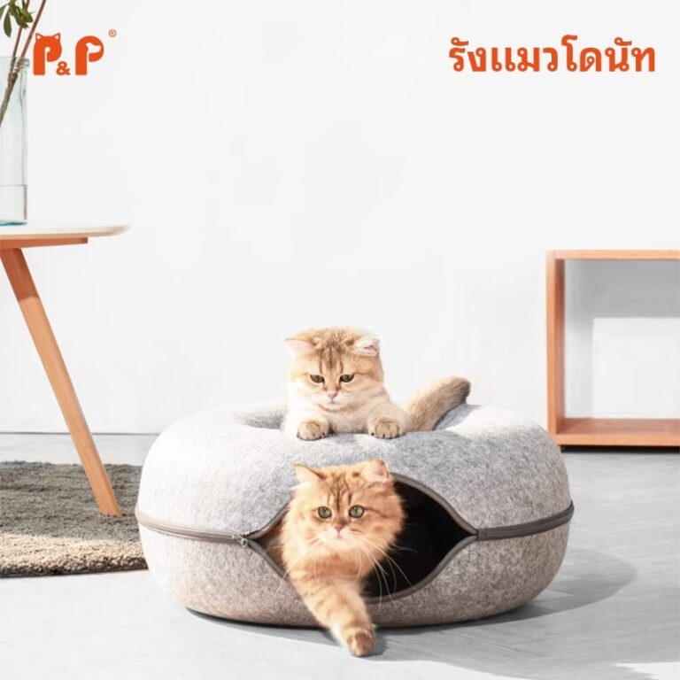 PPพร้อมส่งอุโมงค์แมว ของเล่นแมวอุโมงค์สนุกใหม่สำหรับแมว บ้านแมว อุโมงค์แมวอเนกประสงค์ บ้านแมวโดนัท อุโมงค์โดนัท