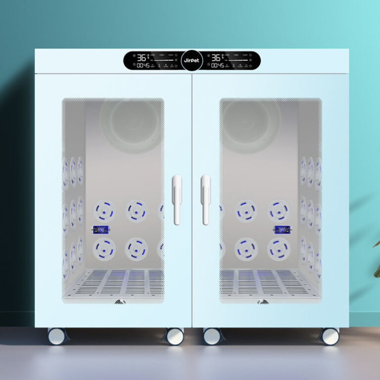 Jirpet เครื่องอบแห้งสำหรับสัตว์เลี้ยงเครื่องเป่าแมวเครื่องเป่าผมสุนัขขนาดใหญ่ขนาดเล็กแบบเงียบอัตโนมัติในครัวเรือนแห้งเร็ว