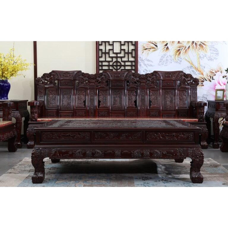 โซฟาไม้จันทน์แดงสไตล์โบราณ โซฟาไม้จันทน์แดงยุคชิง อินโดนีเซีย ไม้จันทน์ดำคลาสสิก ห้องนั่งเล่น ไม้จันทน์จีน UShape แกะสลัก เฟอร์นิเจอร์ไม้จันทน์เหลือง