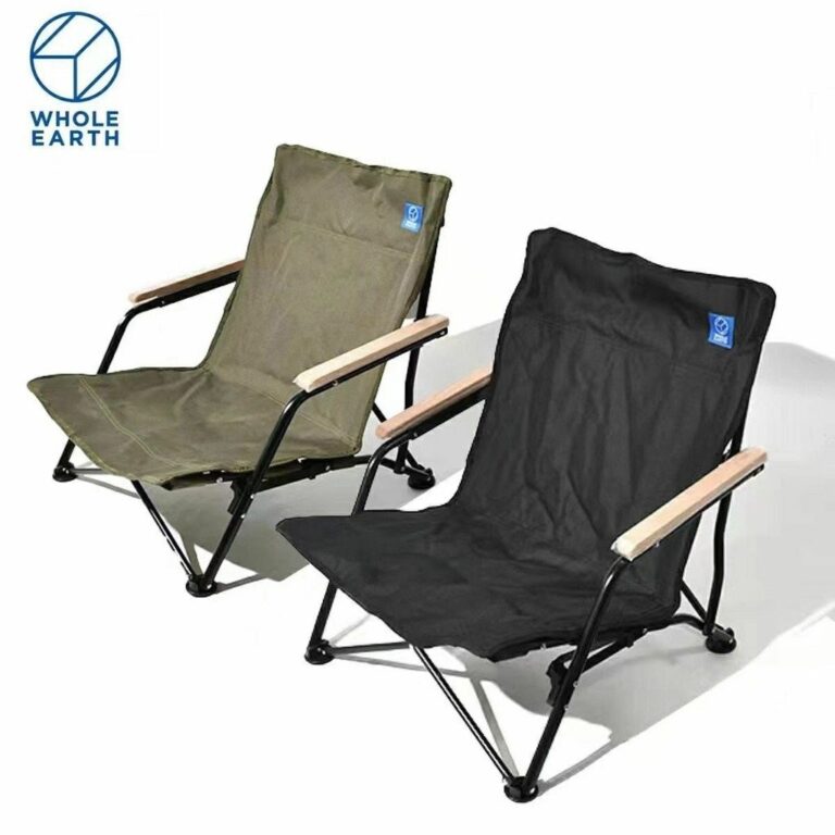 เก้าอี้ตั้งแคมป์กลางแจ้ง WHOLE EARTH เก้าอี้ฟืน เก้าอี้แคมป์ไฟ เก้าอี้พับ เก้าอี้ต่ำ เก้าอี้ปรับเอน
