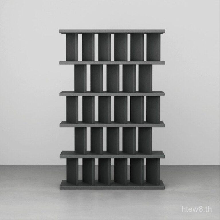 แฟรงค์ ชู โจว เฉินเฉิน ดีไซน์ศิลปะสร้างสรรค์สมัยใหม่ ขาตั้งไม้สำหรับห้องนั่งเล่น ชั้นวางหนังสือแบบมินิมอล