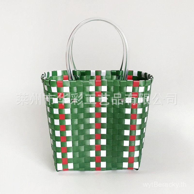 บูติกที่ดีที่สุดตะกร้าแบบพกพาแบบเดียวกันอุปกรณ์ปิกนิกถุงเก็บตะกร้าผักถุงเก็บของการกุศลกระเป๋าผ้าแฮนด์เมด