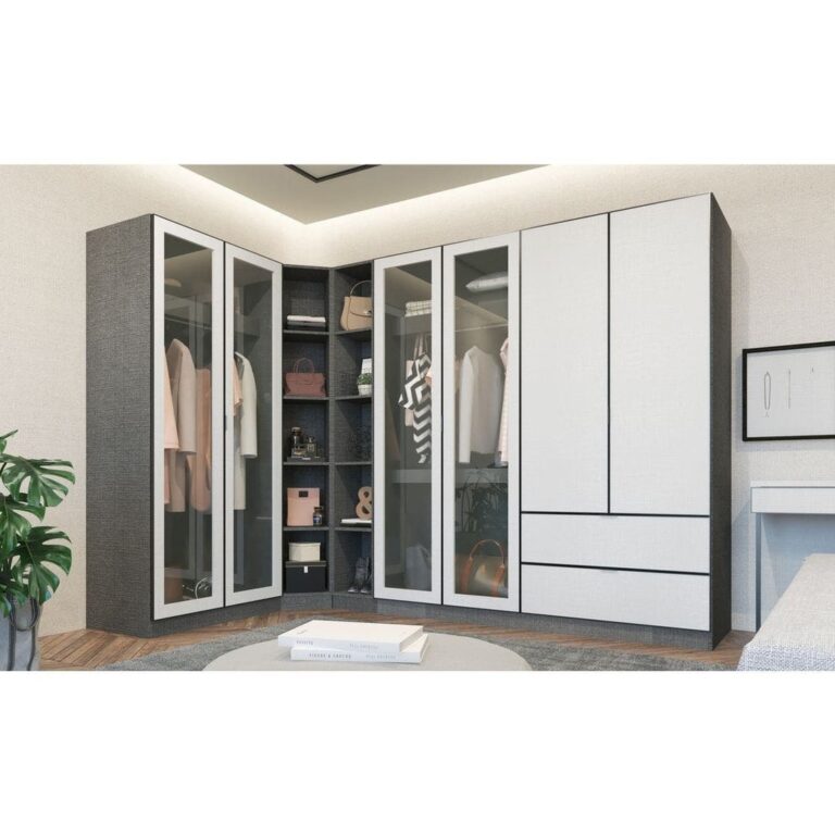 SB Design Square ตู้เสื้อผ้า ขนาด 300 ซม รุ่น Paris แบรนด์ KONCEPT FURNITURE