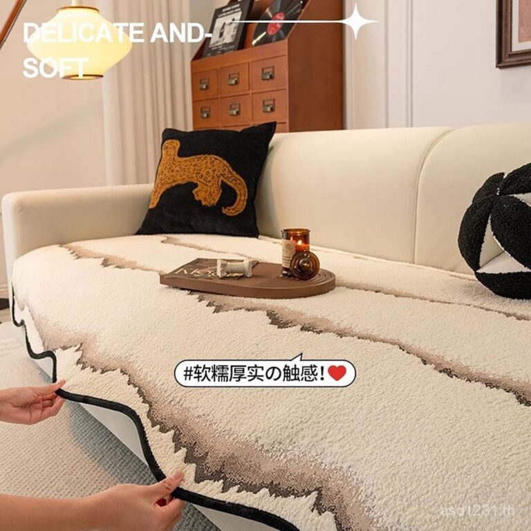 แนะนำสิ่งดีๆเบาะโซฟาคุณภาพสูงผ้าคลุมโซฟารูปทรงพิเศษใช้ได้ทั้งสี่ฤดูเบาะโซฟาไหมพรมกันลื่นใช้ได้ทั้งสี่ฤดู