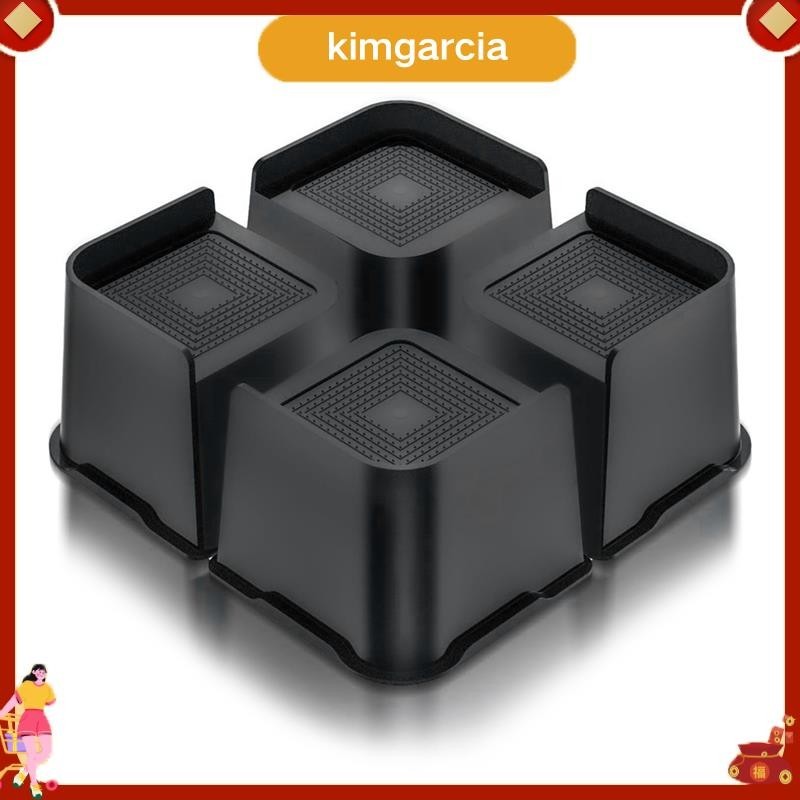 kimgarcia 4 ชิ้นความสูง 4 นิ้วเพิ่มกรอบเตียง Heavy Duty ปรับเฟอร์นิเจอร์กรอบโซฟาโต๊ะและเก้าอี้ขากรอบ