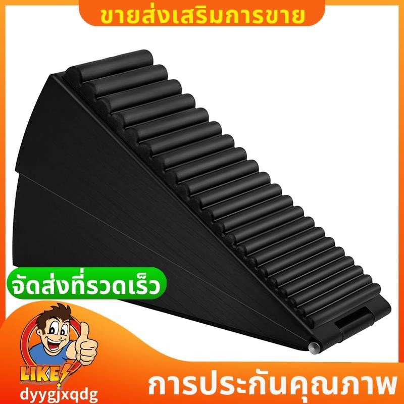 ที่กั้นประตู ลิ่มหยุดประตูสาหรับงานหนักสูงกันชนประตูสาหรับด้านล่างของประตู 3 นิ้วสูงประตูหยุดที่แข็งแกร่งที่สุด