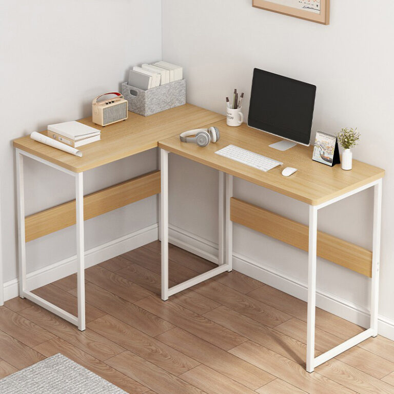 WoodMall โต๊ะไม้ โต๊ะคอมพิวเตอร์ โต๊ะวางของ Computer Desk 68x60x28cm