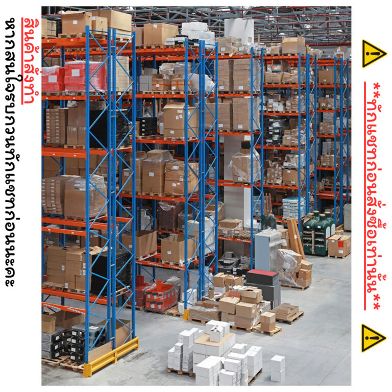 ชั้นวางของ วางคาน วางพาเลท ชั้นเหล็กสต๊อกสินค้าในโรงงาน คลังสิค้า