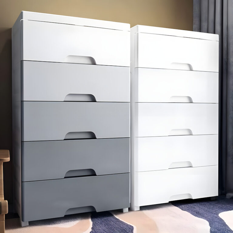 FORYO ลิ้นชัก ตู้ลิ้นชัก ลิ้นชักใส่เสื้อผ้า ตู้เสื้อผ้า 34567ชั้น PP ประหยัดพื้นที่ ความจุขนาดใหญ่ มีล้อเลื่อน