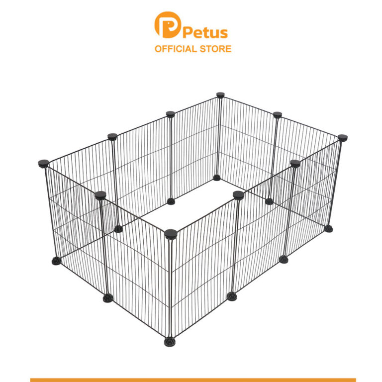 Petus คอกสุนัข DIY ขนาด 30x40 ซม ซี่กรงห่าง 15 ซม สามารถประกอบเองได้ คอกสัตว์เลี้ยง กั้นหมา แมว
