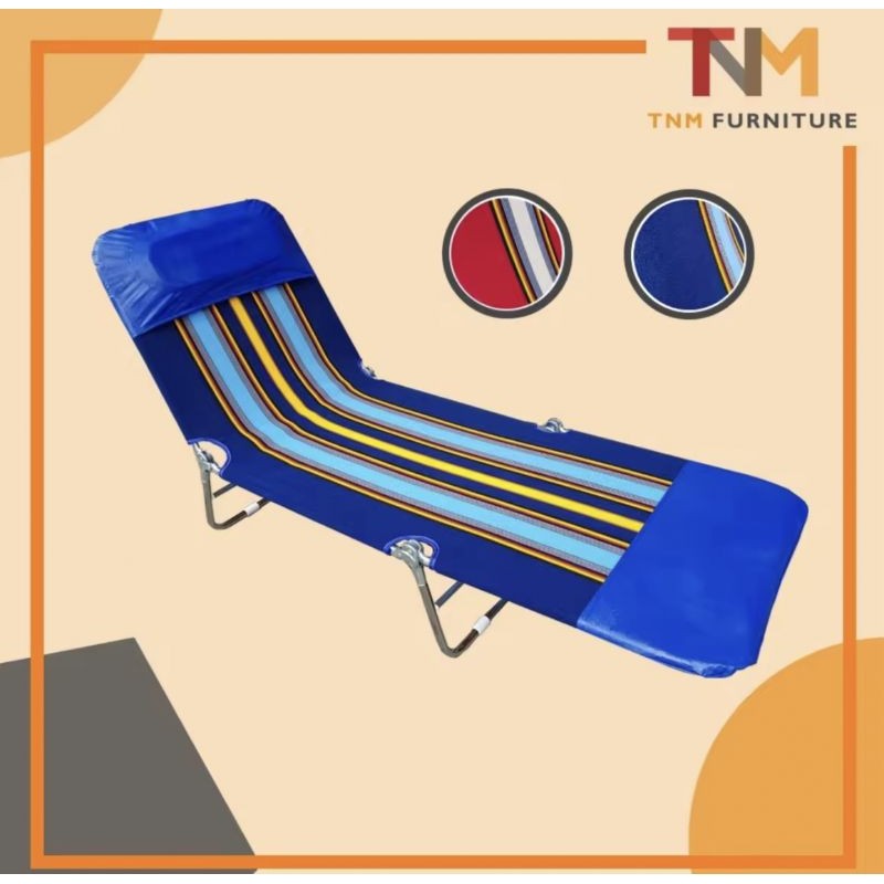 เตียง 3พับ SWAN ขนปุยผ้ากำมะหยี่ เตียงสนาม เตียงเฝ้าผู้ป่วย เปลพับ เตียงพักผ่อน