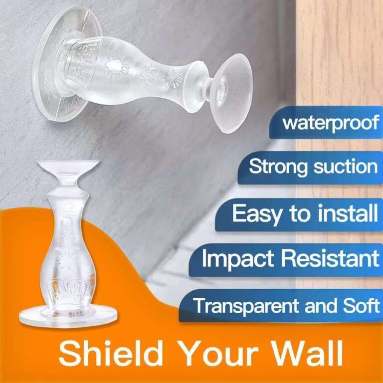 TheMall ซิลิโคนติดผนังป้องกันปิดเสียงที่วางพื้นป้องกันการชนกันประตูกันชนประตูกาวตนเองอุปกรณ์ห้องนอน