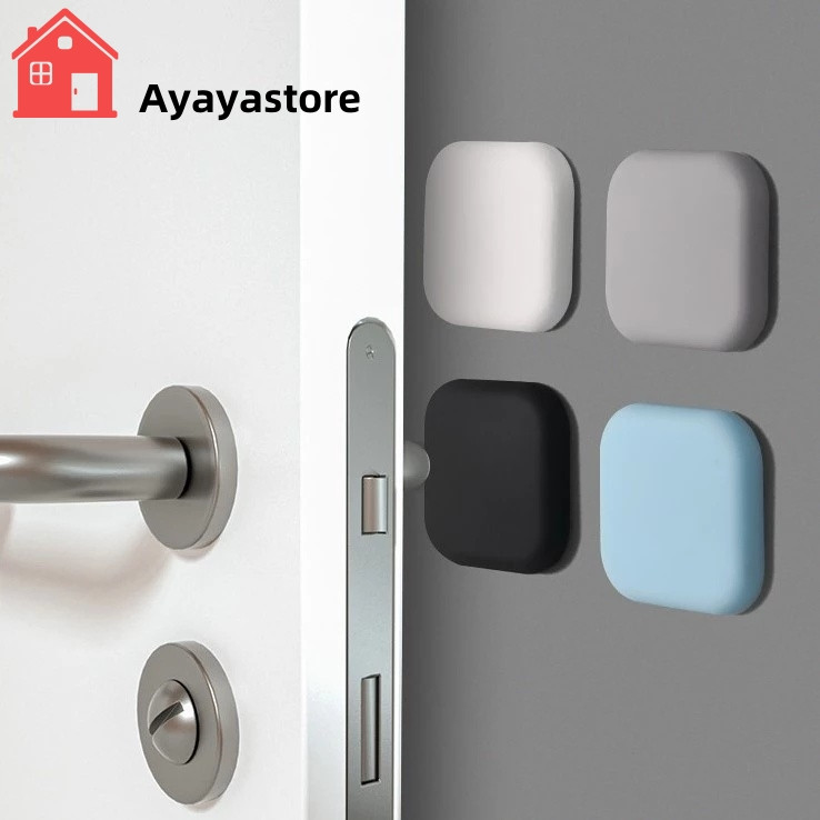 Ayayaซิลิโคนกันชนแบบหนา กันกระแทกมุมโต๊ะ ประตู กาวในตัว ป้องกันผนัง