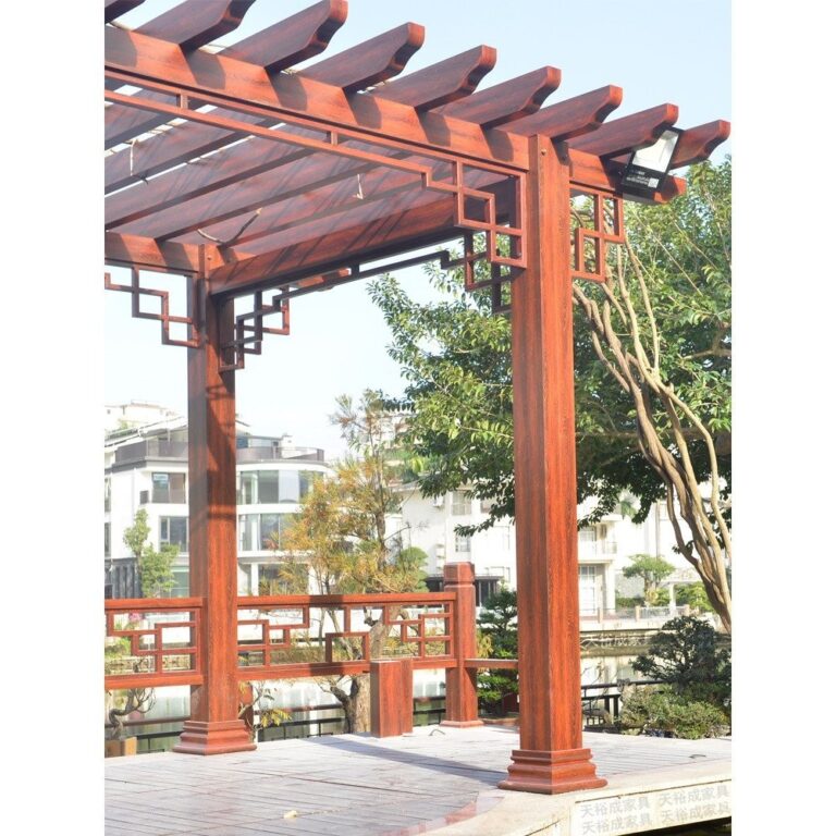 กลางแจ้งยาวทางเดินชั้นวางองุ่นอลูมิเนียมอัลลอยด์หวายปีนเขาชั้นวางทางเดินพื้นที่ลานสวนทางเดินศาลา Cultur