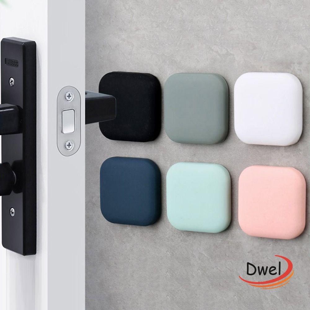 ดีเวล ตัวป้องกันผนัง ตัวกั้นประตูเฟอร์นิเจอร์แบบมีกาวในตัว กันชนมือจับประตูซิลิโคนยามปิดเสียง