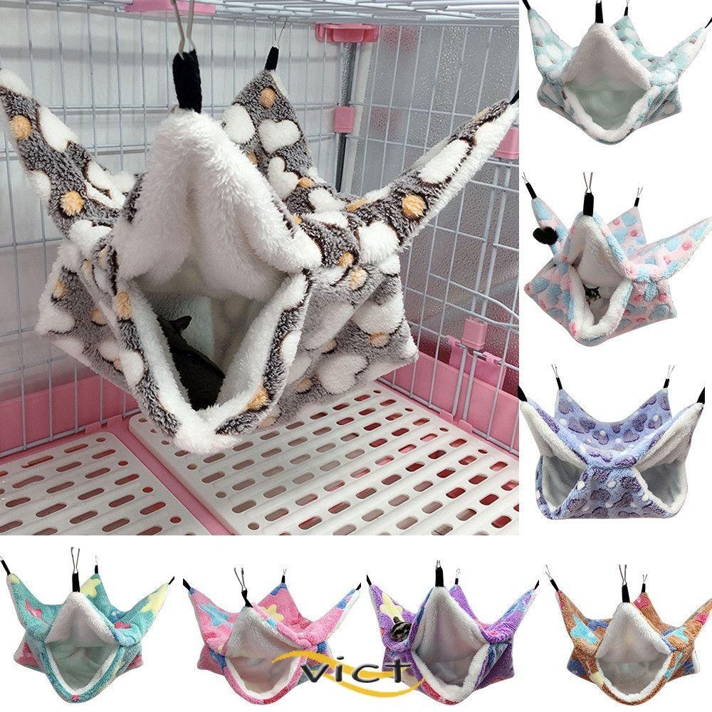 VICT Pet Hammock Ferret Rat Warm Plush กระรอกเตียง