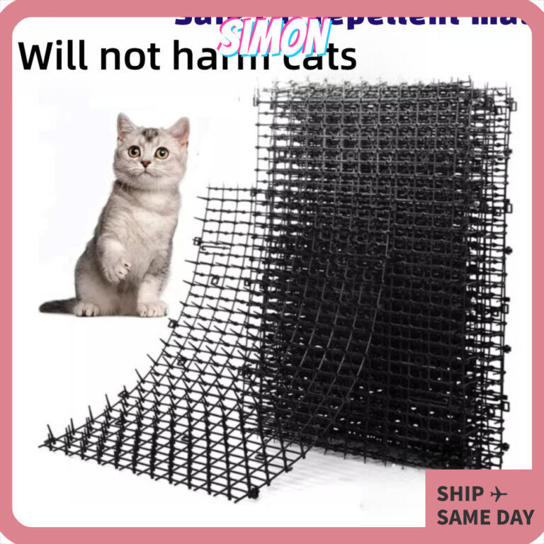 SIMON Cat Repellent Mat สามารถซ้อนได้ไม่มี Harm Pet Anti climbing Mat ตารางพลาสติก Soft Prick Catproof Mat ในร่มและกลางแจ้ง