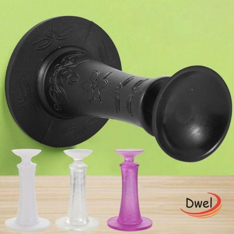 ดีเวล ที่ยึดพื้น กันชนประตูซิลิโคนป้องกันการชนกัน ตัวป้องกันผนังแบบมีกาวในตัว กันชนประตูที่ซ่อนอยู่ บ้าน