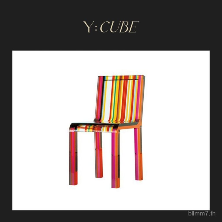 ยคิวบ์ อิตาลี นำเข้า เก้าอี้รับประทานอาหารและโต๊ะทำมือจากศิลปิน Cappellini Rainbow