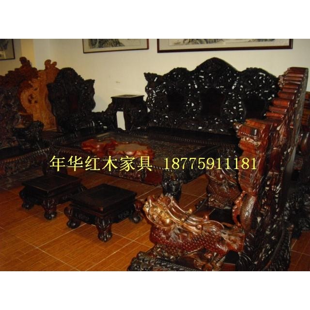 ชดเชย 10 เท่าสำหรับของปลอม เฟอร์นิเจอร์ไม้สักลาว ไม้จันทน์แดง วัสดุเก่า สินค้าเก่า โซฟาขนาดใหญ่ ชุดสิบสองชิ้น