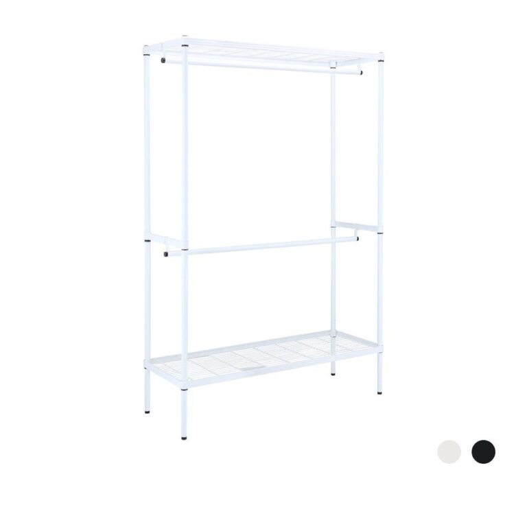 HomeHuk โครงตู้เสื้อผ้า 2 ราว รุ่นไวร์เน็ท ขนาด 120 ซม