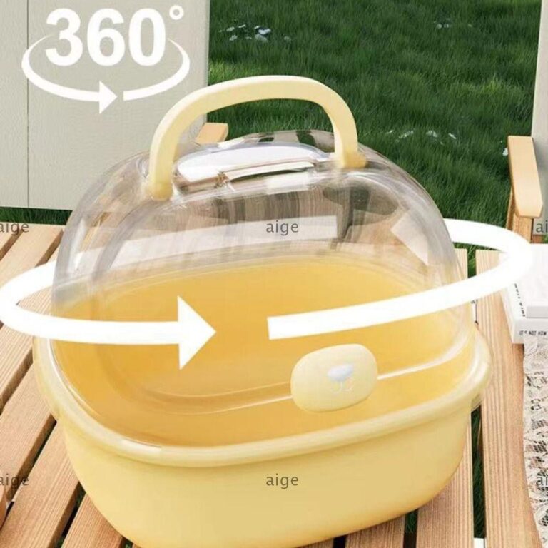 ไอจ กรงหนูแฮมสเตอร์ กรงหิ้วสัตว์เล็กแบบใช้มือถือแข็งแรง ที่หิ้วเดินทางระบายอากาศได้พื้นที่ขนาดใหญ่กระเป๋าใส่สัตว์เลี