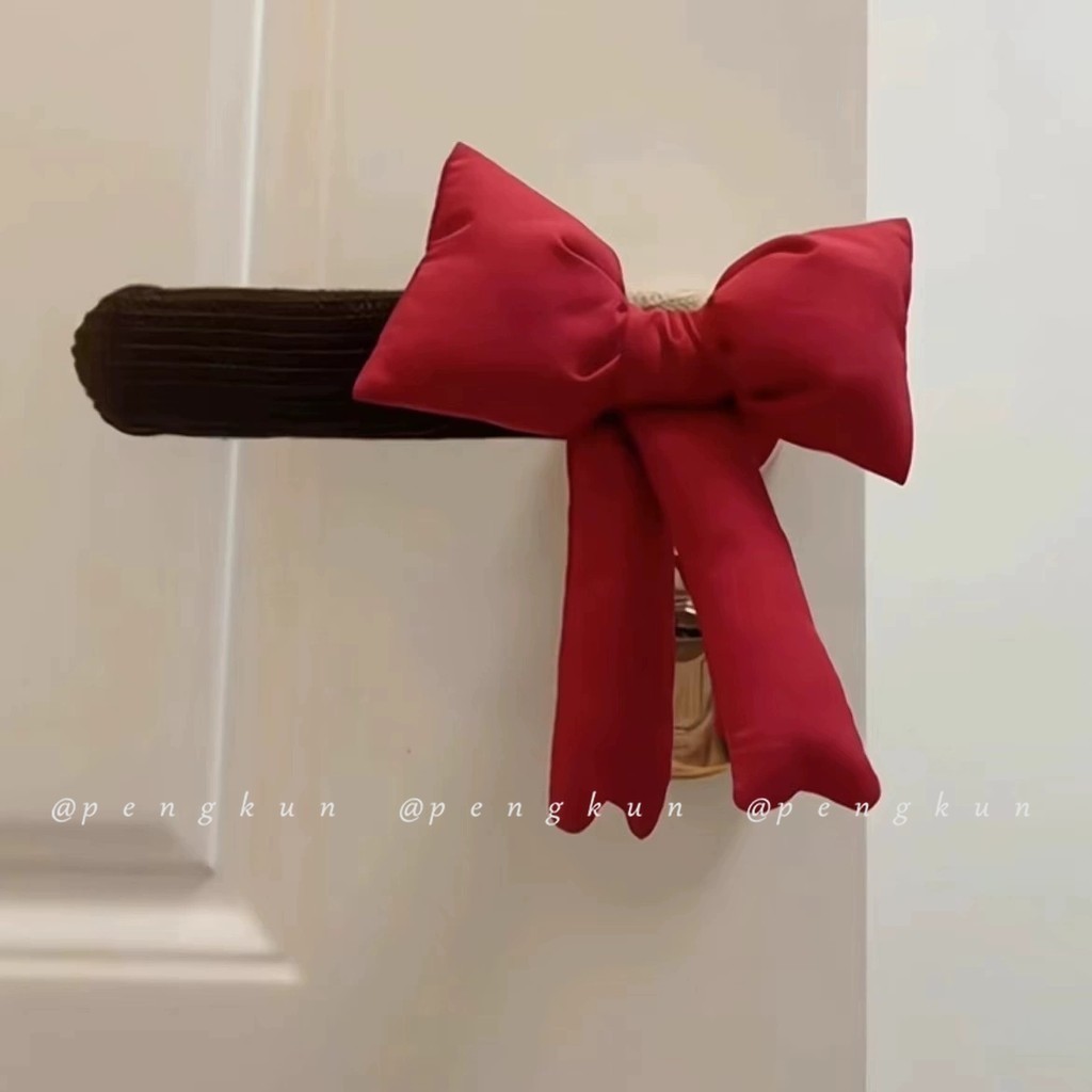 ฝาครอบป้องกันป้องกันไฟฟ้าสถิตย์ห้องนอนประตูดึงถุงมือป้องกันการชนกันแผ่นป้องกันผนังปกขนสัตว์แต่งงานปีใหม่บรรยากาศตกแ