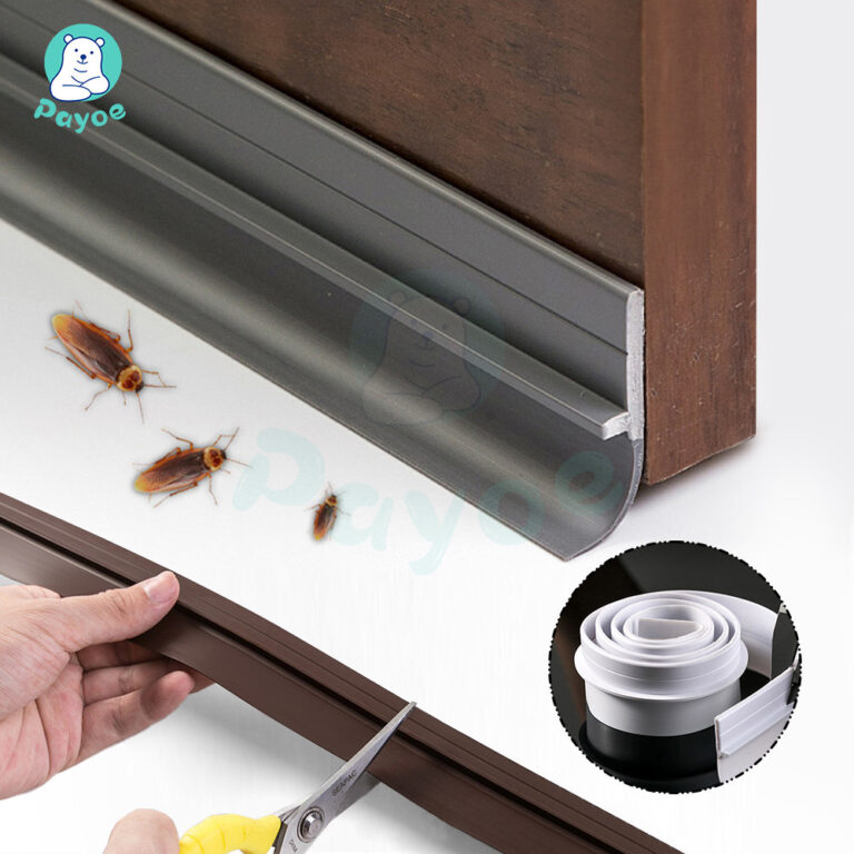 PAYOE แถบปิดประตู กันประตู ลดเสียงรบกวน4cm90cm ซีลขอบประตู ป้องกันแมลงเข้าไป