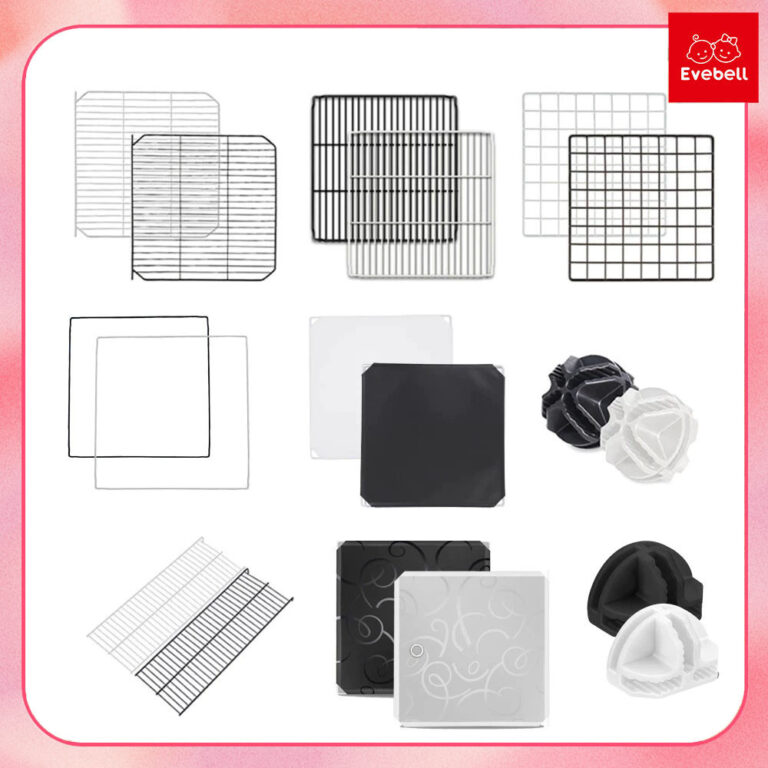 evebell อุปกรณ์ประกอบกรงสัตว์เลี้ยง DIY ตะแกรงทำกรงคอก สำหรับสัตว์เลี้ยง สุนัข แมว กระต่าย