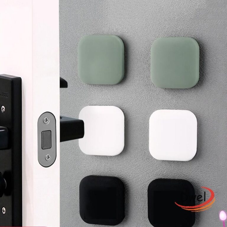 ดีเวล ที่กั้นประตูซิลิโคนแผ่นป้องกันการชนกาวตนเองมือจับประตูกันชน