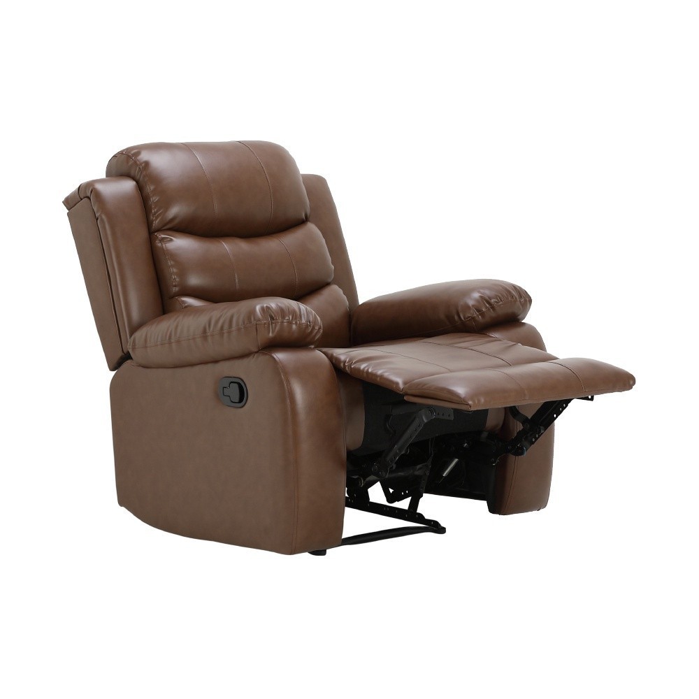 INDEX LIVING MALL โซฟา PVC ปรับระดับ 1 ที่นั่ง รุ่นแจ๊คสัน สีน้ำตาล