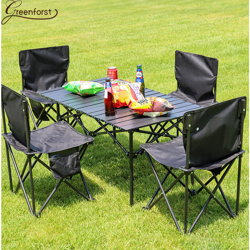 Greenforst โต๊ะสนาม โต๊ะพับเก็บได้ ปิกนิกพับเก็บได้พร้อมกระเป๋าใส่ รุ่น 2019A2020