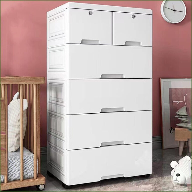 Wise ลิ้นชัก 4567ชั้น ลิ้นชักใส่เสื้อผ้า มีล้อ ลิ้นชักใส่ของ เพิ่มหนาตู้ลิ้นชักพลาสติก ลิ้นชักสีขาว เป็นมิตรกับสิ่แวด