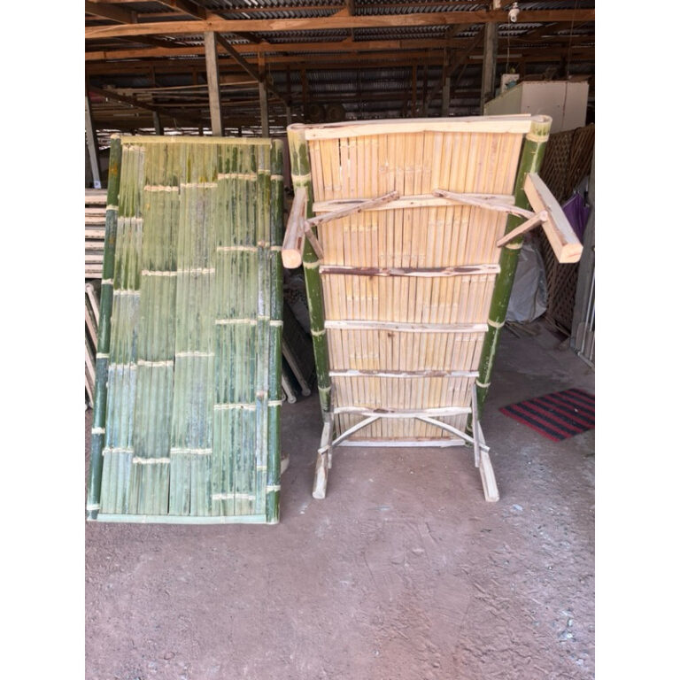 แคร่ไม้ไผ่ เตียงไม้ไผ่ กว้าง 70 ถึง 75 เซนต์ยาว 160 ถึง 165 เซนต์สูง 40 ถึง 45 เซนติเมตรกดสั่ง1ชิ้นต่อ1ออเดอร์