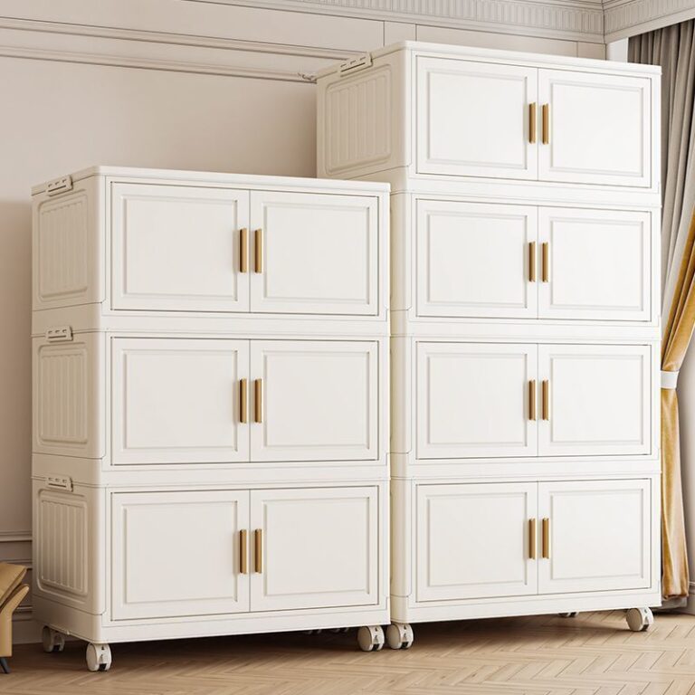 CONY ตู้เก็บของ ตู้อเนกประสงค์ ขนาดใหญ่ คุณภาพสูง ป้องกันฝุ่นและโปร่งใส มารถพับเก็บได้ ตู้เก็บของ