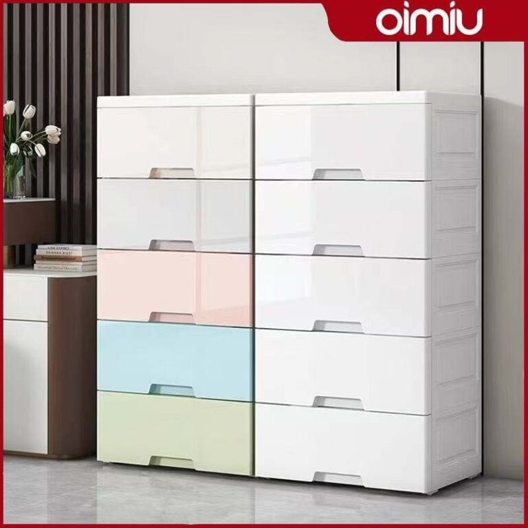 OIMIU ลิ้นชัก ตู้ลิ้นชัก ลิ้นชักพลาสติก เพิ่มหนาตู้ลิ้นชักพลาสติก 543ชั้น ลิ้นชักเก็บของ มีล้อ ไม่มีกลิ่น