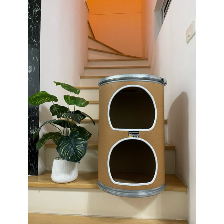 บ้านแมวสไตล์วินเทจแข็งแรงมาก