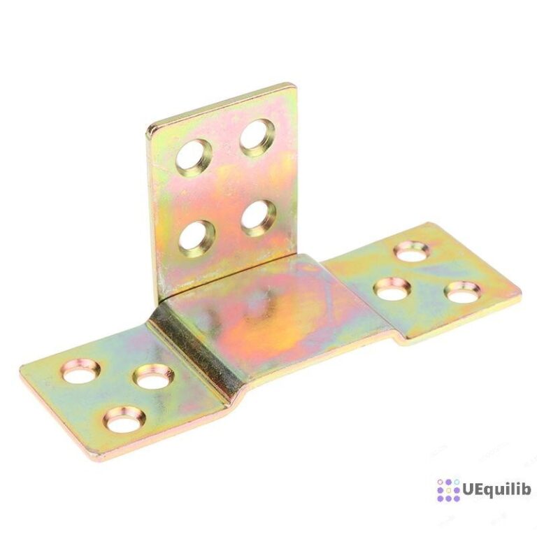 Uequilib 1 ชุดบานพับเตียง Plugin ฮาร์ดแวร์จี้ Fastener บานพับ Latch ฟิตติ้งเฟอร์นิเจอร์ Connector Bed Beam รองรับกรอบยึดใหม่