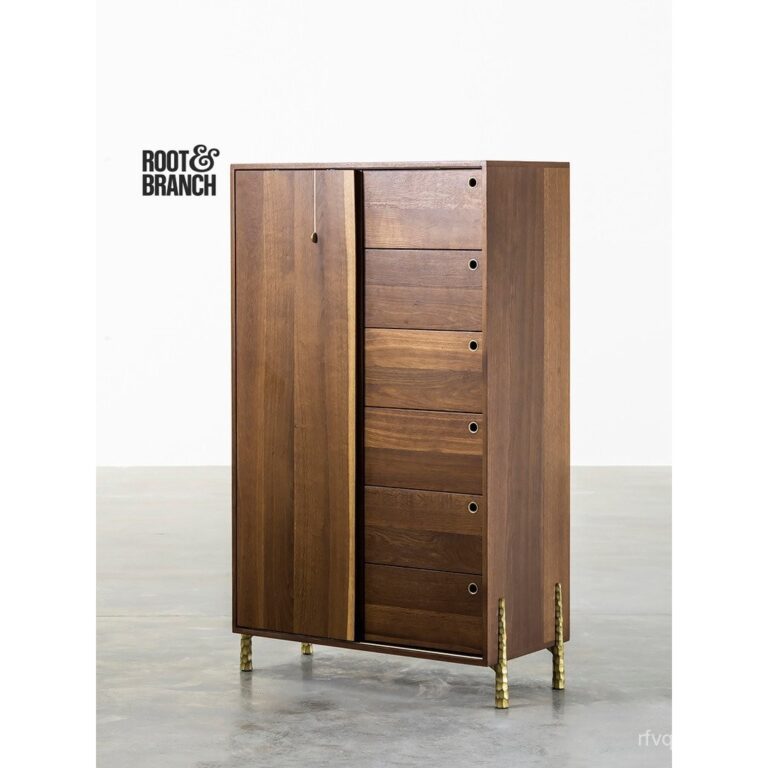 Original ImportBritish Root สาขาRetro French Oak SUSSE ประตูบานเลื่อนลิ้นชักตู้เก็บตู้หนังสือ