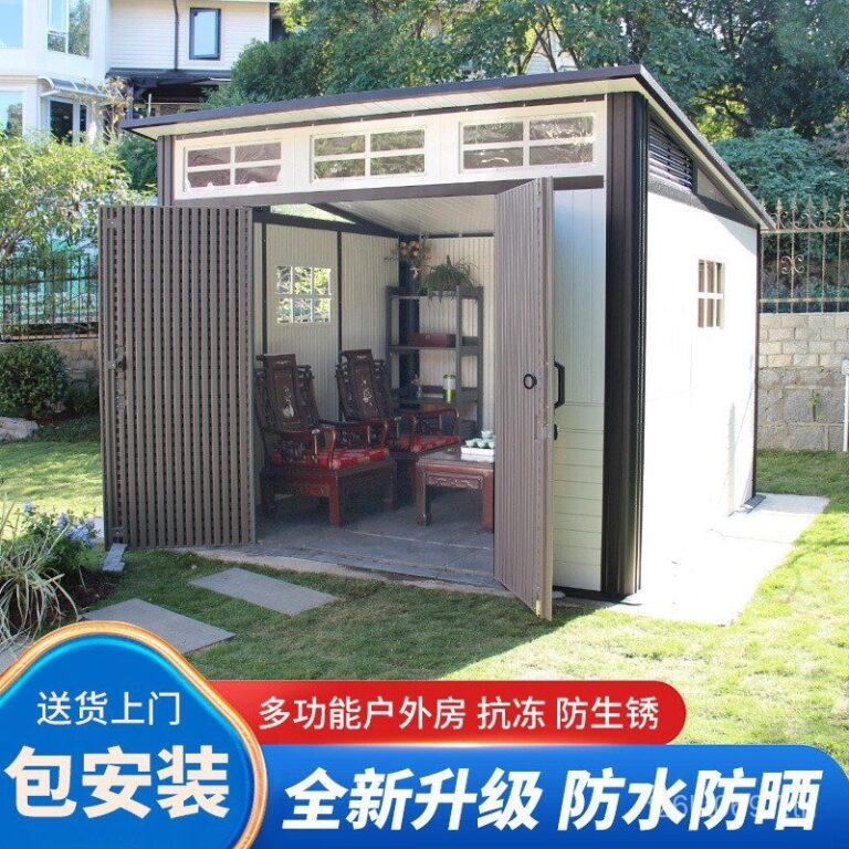 กลางแจ้งกลางแจ้งโรงเรียนคลังสินค้าที่เรียบง่ายที่อยู่อาศัยลานห้องเครื่องมือกลางแจ้งห้องรวมกันบ้านการจัดเก็บของกระจุกกระจิกห้องวิลล่าสวน ฉ