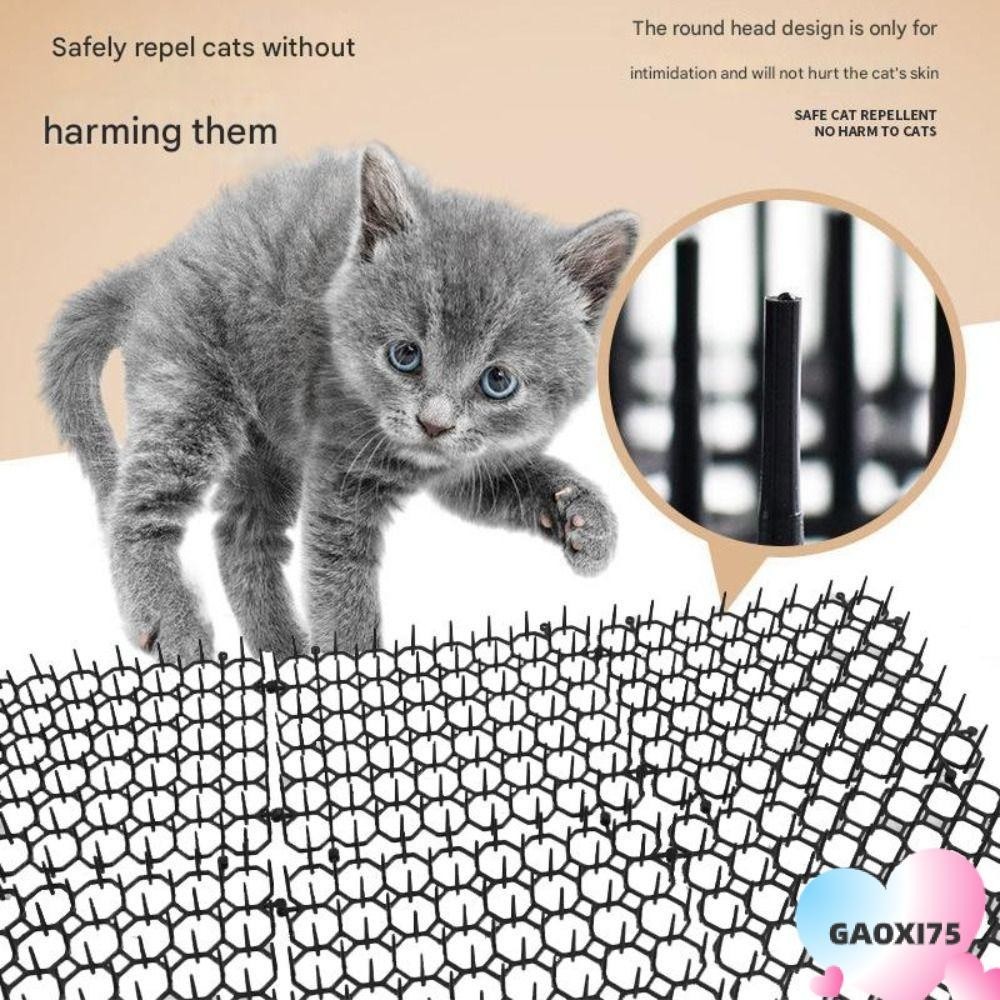 GAOXI75 Cat Repellent Mat สามารถซ้อนพลาสติกสัตว์เลี้ยง Antiweering Mat Grid ไม่มี Harm Soft Prick Antivandalism Mat ในร่มและกลางแจ้ง