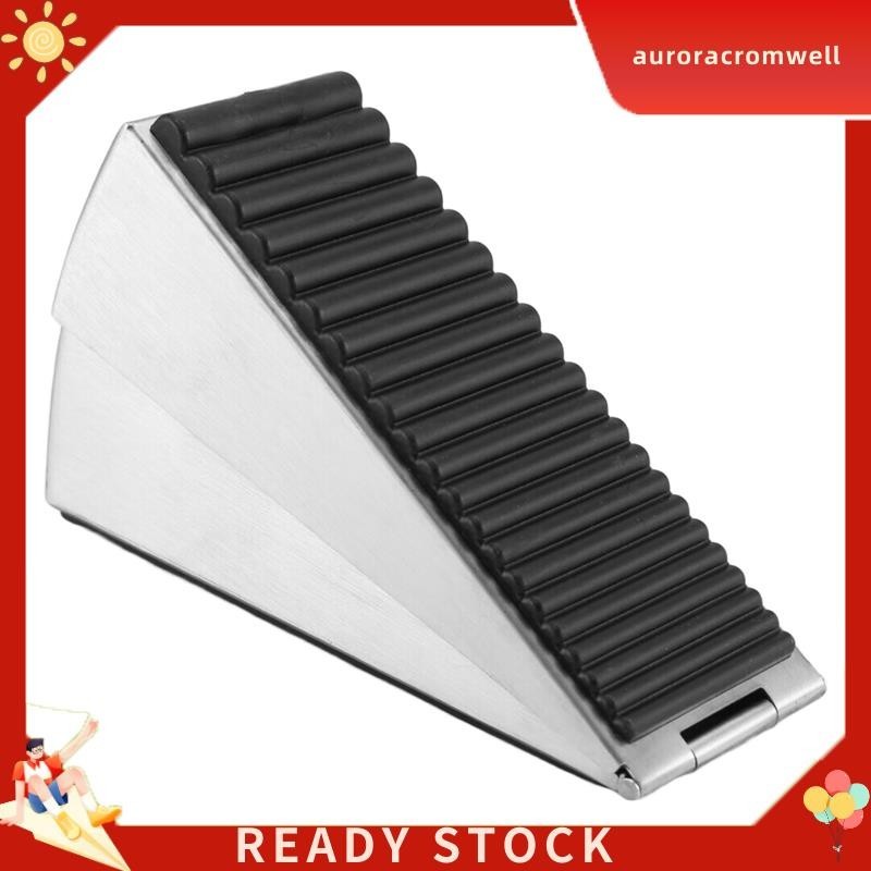 In Stock Heavy Duty Door Stop Wedge กันชนประตูสูงสาหรับด้านล่างประตูปรับสปริงโหลดชุดประตู