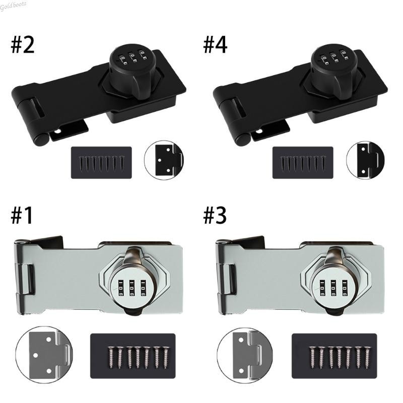 GB 3Digit Combination Locks สังกะสีอัลลอยด์รหัสผ่านล็อคลิ้นชักติดตั้งง่าย