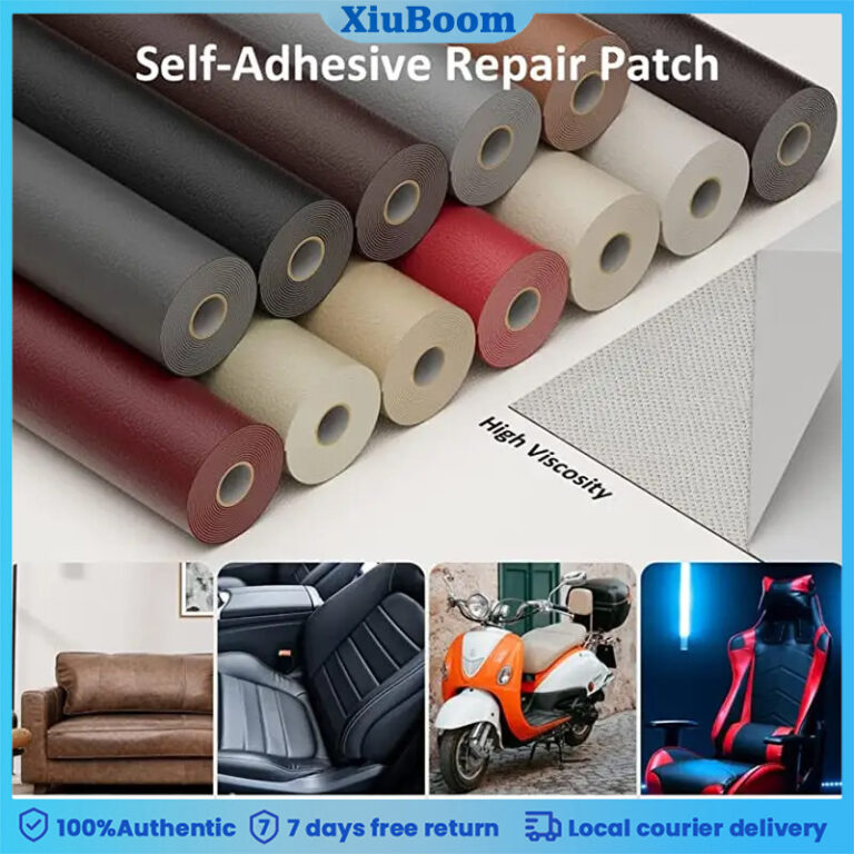 แผ่นแปะซ่อมหนัง ขนาด 196x539 นิ้ว50x137 ซม ชุดซ่อมหนัง เทปซ่อมหนังแบบมีกาวในตัว สำหรับโซฟา เบาะรถยนต์ โซฟา