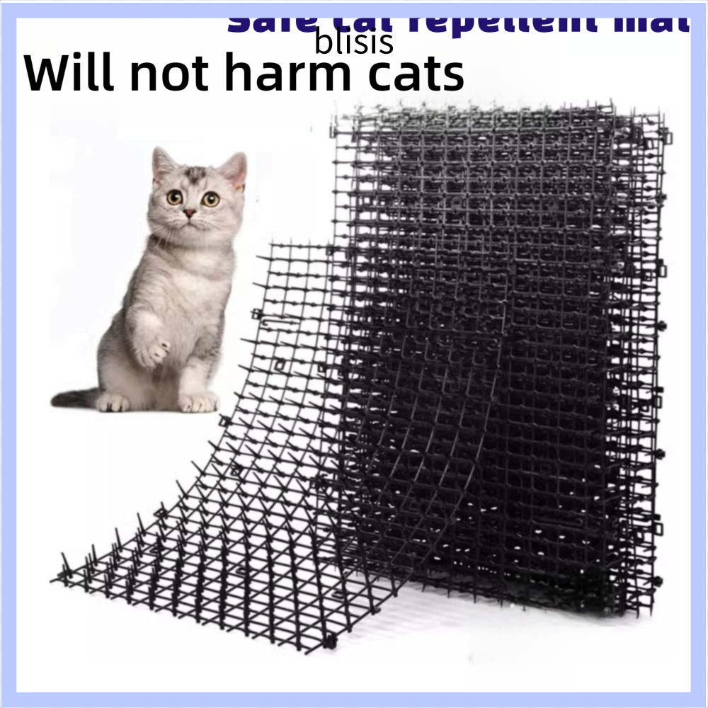 INNEED เสื่อไล่แมว ไม่มี Harm Soft Prick Pet Antiwading Mat สามารถซ้อนพลาสติก Grid Antivandalissm Mat ในร่มและกลางแจ้ง