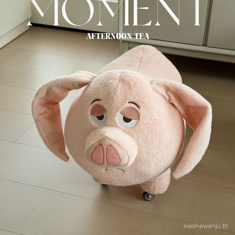 ม้านั่งหมูบิน Nezha Taiyi อุจจาระหมูเมาจริง ตุ๊กตาตุ๊กตา SlipOn สตูลลูกรอก พร้อมส่ง