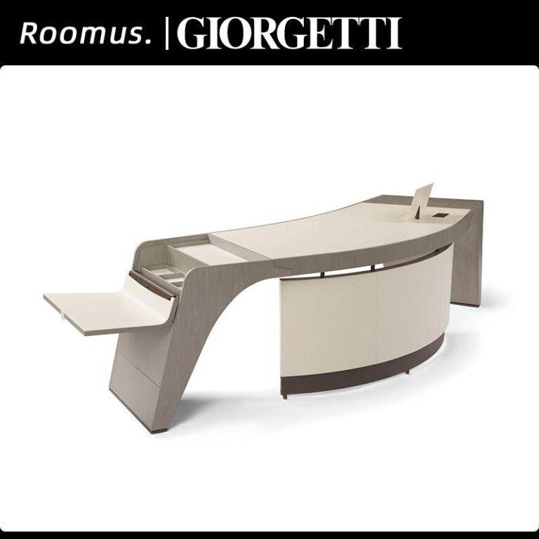 โต๊ะทำงาน Giorgetti Tenet นำเข้าจากอิตาลี โต๊ะทำงานผู้บริหารขนาดใหญ่ โต๊ะทำงานสมัยใหม่จากอิตาลี