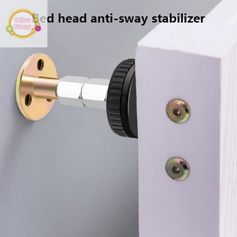 YellowFlower ปรับหัวเตียง Stoppers โครงเตียงป้องกันการคลาย AntiShake Fixer สาหรับตู้โซฟาฮาร์ดแวร์ Top Wall Stabilizer TH