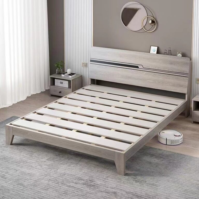 เตียงไม้จริง 456 ฟุต เตียงไม้แท้ ไม้สนข มีอายุการใช้งานอย่างน้อย10ปีทำจากไม้คุณภาพดี เตียงไม้ Wood Bed