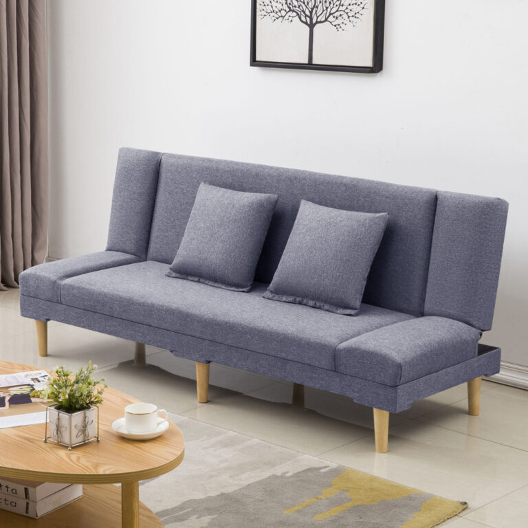 โซฟา พร้อมส่ง โซฟาผ้ากำมะหยี่ โซฟาปรับนอน 3 ระดับ Sofa Bed with pillow 234 ที่นั่ง